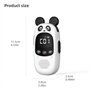 Yominerr 2 Pièces GT-168 Talkie Walkie Enfants Cadeau Enfants Mignon Jouet Portable Panda Extérieur Longue Portée sans 3KM Jeux 