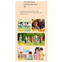Yominerr 2 Pièces GT-168 Talkie Walkie Enfants Cadeau Enfants Mignon Jouet Portable Panda Extérieur Longue Portée sans 3KM Jeux 