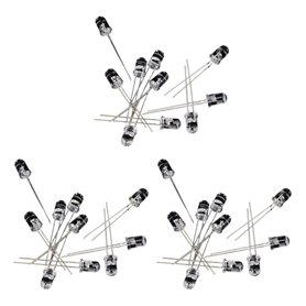 Lioggyet 30Pcs 5mm IR LED Infrarouge Light Emitting Diode