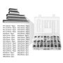 Asyduey 280 PièCes en Acier Inoxydable Ressort Pin Tension ÉLastique Cylindrique Goupilles Goupilles Ensemble M1.5 M2 M2.5 M3 M5