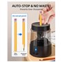 Suoumwa Taille-Crayon Électrique, Arrêt Automatique pour Crayons à Papier/Colorés (6-8mm) Noir