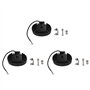 Sxmrmnx 3X la Sécurité des Chariots ÉléVateurs une Mené la LumièRe 5.5 Pouces 8W LED Avertissement EntrepôT PéDestre Projecteur