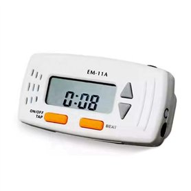 Ohulelks Métronome Électronique Mini EM-11 avec Fonction D'Horloge