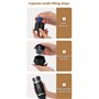 Luobannm Machine à Portable Rechargeable par USB avec Mousseur à Lait pour Voyages, Camping, Caravaning, Randonnées ou Bureau.