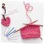 Sxmrmnx 1 Ensemble D'Aiguilles pour Tresser, Kit de Dentelle, Porte-Clés, Aiguille à Tisser, Accessoires pour Porte-Clés, Aiguil