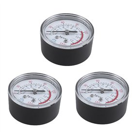 Kznifmk 3X Manometre A Air de Comparateur de Cadran Rond 0-180 Psi 13mm 1 / 4BSP Diametre