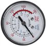 Kznifmk 3X Manometre A Air de Comparateur de Cadran Rond 0-180 Psi 13mm 1 / 4BSP Diametre, Noir