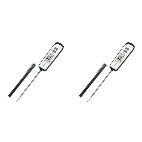 Kznifmk 2X TP602 Thermomètre à Viande Cuisine Numérique Cuisson des Aliments Eau Sonde de Lait Barbecue Électronique Détecteur d