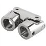 Geofray TéLéCommande Accouplements à Cardan Doubles à Cardan de Joint Universel avec Le Vis, 10X10Mm