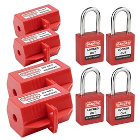 Jeenuuder Verrou de Prise pour Kit D'Étiquettes de Verrouillage