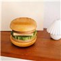 Suoumwa Ensemble de sous-Verres en Bois avec Plateau pour Tasses en Forme de Burger pour Snacks