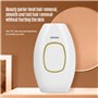 Ptdfjspt 5-Level- Bikinis Pulses Épilateur Indolore - Épilation Épilation Faciale Tondeuse Électrique Blanc EU Plug