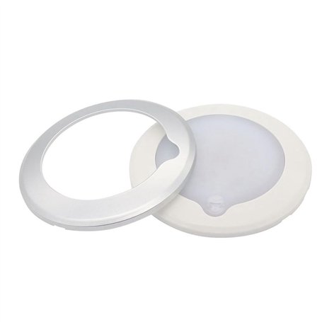 Yominerr Plafonnier LED Dimmable pour Bateau avec Interrupteur Tactile et Lampe de Plafond Intérieure à Intensité Réglable 9-30V