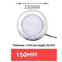 Yominerr Plafonnier LED Dimmable pour Bateau avec Interrupteur Tactile et Lampe de Plafond Intérieure à Intensité Réglable 9-30V