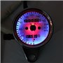 Yominerr Compteur de Vitesse et Odomètre Universel pour Moto, Écran LCD 12 V, Double Usage, avec Rétroéclairage LED.