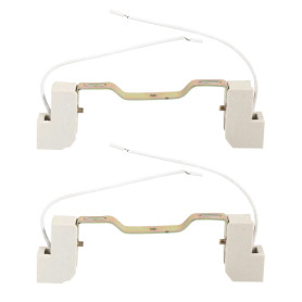 Giwnhvx 2X Poignée en Céramique en MéTal de Connecteur de Support de Lampe de Douille D'Ampoule R7S pour La Lumière D'Inondation