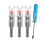 Diheohg Encoche Lumineuse Une LED Rouge avec Interrupteur 7