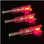 Diheohg Encoche Lumineuse Une LED Rouge avec Interrupteur 7,62 Mm de DiamèTre IntéRieur de la ChaîNe de Cartes Allume Automatiqu