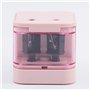 Bnnlqpsttg Taille-Crayon Automatique, Style Batterie, Couvercle de Sécurité, Outils D'Affûtage Électriques à Deux Trous pour Fou