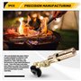 Bnnlqpsttg Chalumeau à Gaz Portable pour Soudure, Torche à Flamme Réglable en Cuivre pour Souder à L'Extérieur, Équipement de So