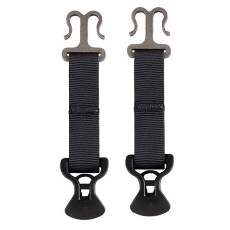 NJTHNTJR 2X de Camping Boucle Tendeur de Corde Crochets D'Auvent Support de Corde à Vent à Double Porte Pull-Up Accessoires de T