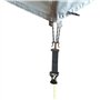 NJTHNTJR 2X de Camping Boucle Tendeur de Corde Crochets D'Auvent Support de Corde à Vent à Double Porte Pull-Up Accessoires de T