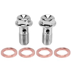 Kissmii 2X Moto Banjo Frein Boulon M10 X 1.0Mm ÉTrier MaîTre-Cylindre