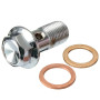 Kissmii 2X Moto Banjo Frein Boulon M10 X 1.0Mm ÉTrier MaîTre-Cylindre