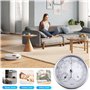 Bnnlqpsttg 2PCS Baromètre Wander Cloudly avec Thermomètre Hygromètre 3 en 1 Station Météo pour Instrument de Prévision Météorolo