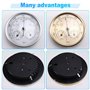 Bnnlqpsttg 2PCS Baromètre Wander Cloudly avec Thermomètre Hygromètre 3 en 1 Station Météo pour Instrument de Prévision Météorolo