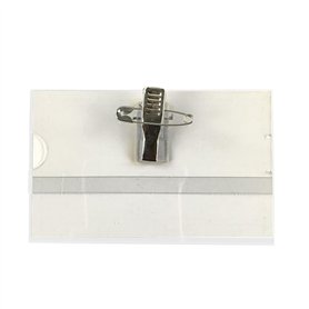 AMSLSIU 24 pièces porte-badge d'identification professionnel-pratique pour les porte-badges nominatifs en ABS de laboratoire I D
