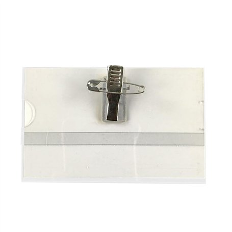 AMSLSIU 24 pièces porte-badge d'identification professionnel-pratique pour les porte-badges nominatifs en ABS de laboratoire I D