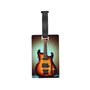 Guitare Basse Musique Instrument de Musique Imprimer 1 pièce Étiquettes d'identification de bagages Étiquettes d'identification 