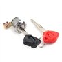 Pexorin Serrure de contacteur d'allumage de moto, for siège, ensemble de serrure de bouchon de réservoir avec clé, for GSXR 750 