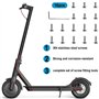 Rynplex 16 pièces moyeux de Roue vis de Couverture Coque étui de Protection vis de Couverture avec Outil, for Xiaomi, for Mijia,