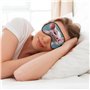 Masque pour les yeux avec imprimé de cochon de dessin animé, doux et respirant, adapté pour la sieste, les voyages et la nuit de