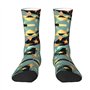 TYANG Chaussettes imprimées 3D rétro pour homme