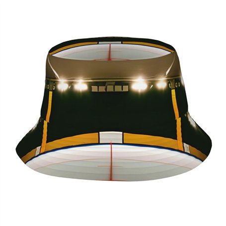Chapeau bob d'été avec imprimé crosse de hockey