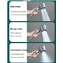 Douche de massage multifonction - 3 modes de massage et beauté de la peau - pomme de douche multifonction haute pression réglabl
