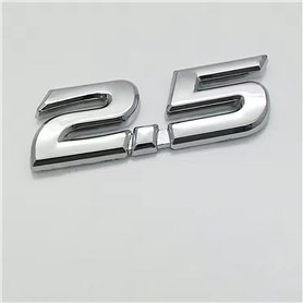 Voiture ABS Lettres Emblèmes Autocollant Decal