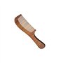 AMSLSIU Bois de santal barbe soins des cheveux peigne unisexe femmes hommes antistatique peignes à dents fines fournitures pour 