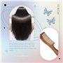 AMSLSIU Bois de santal barbe soins des cheveux peigne unisexe femmes hommes antistatique peignes à dents fines fournitures pour 