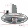 AMSLSIU Indicateur latéral de voiture 6325G3, feu de position, Signal d'avertissement extérieur, réparation automobile, mise à n