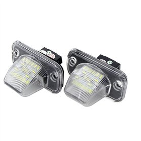 QASULER Lampe d'éclairage de Plaque d'immatriculation CANbus 2 pièces