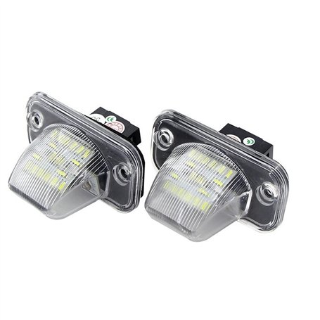 QASULER Lampe d'éclairage de Plaque d'immatriculation CANbus 2 pièces