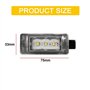 QASULER Lampe de plaque d'immatriculation 12 V LIGHT, for Peugeot 207 CC 2007-up 308 MK2 2015-up 2008 2015-up 208 2012-2016 Ense