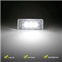 QASULER Lampe de plaque d'immatriculation 12 V LIGHT, for Peugeot 207 CC 2007-up 308 MK2 2015-up 2008 2015-up 208 2012-2016 Ense