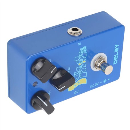 Joyance Pédale d'effet de retard pour guitare - True Bypass Sound Procor - Unité de bloc unique pour guitare électrique - Design