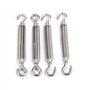 2 Pièces Tendeur Inox, Serre Cable Inox kit Acier Inoxydable Crochet de Verrouillage de Tension pour Serrer la Corde Tendue et R