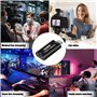 Yesimola Adaptateur HDMI Cartes de Capture Audio Vidéo Noir, Plug & Play Capture 4K Adaptateur USB HDMI Carte Portable pour Stre